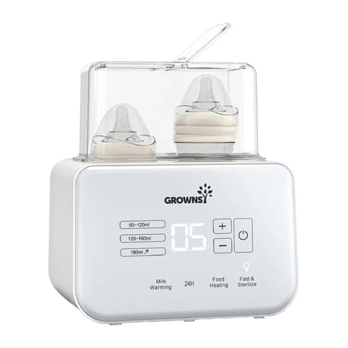 Grownsy W3 - Chauffe-biberon multifonction 8 en 1 (blanc)