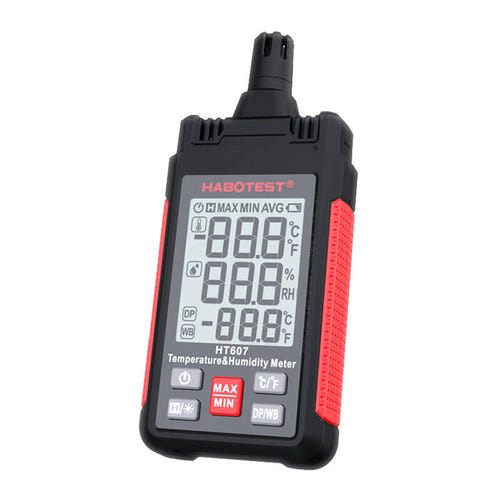 Habotest HT607 - thermomètre-hygromètre à sonde avec point de rosée