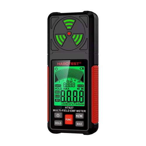Habotest HT627 - mesureur de champ électromagnétique EMF : alarme sonore dépassement