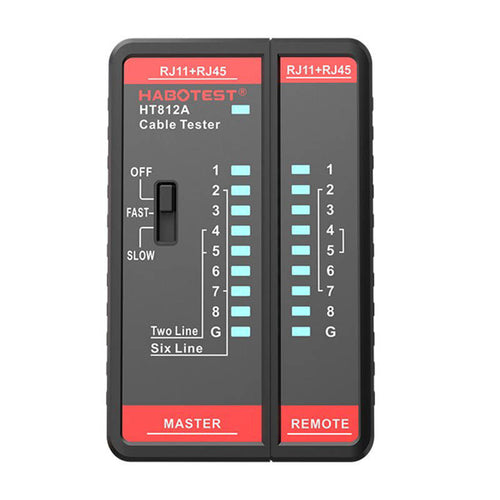 Habotest HT812A - testeur de câble réseau et téléphonique RJ45/RJ11