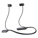 Havit E529BT - Écouteurs sans fil sport à tour de cou, noir : embouts intra auriculaires noirs