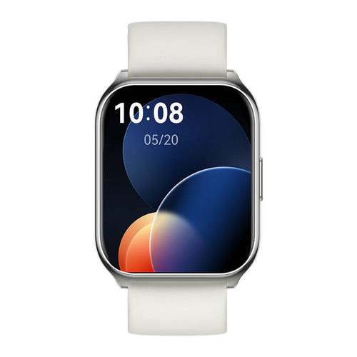 Haylou LS02 Pro - Montre connectée 1,85 pouce IP68 (argent) : boîtier métal mat