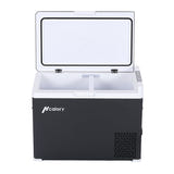 Hcalory D40+ - Réfrigérateur de voiture 40 L à double zone et Bluetooth : câble allumé cigare
