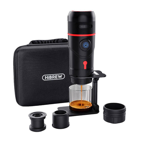 HiBREW H4 Premium - Machine à café portable 3-en-1 avec mallette
