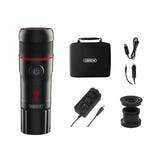 HiBREW H4 Premium - Machine à café portable 3-en-1 avec mallette : transport complète