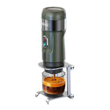 HiBREW H4B - machine à café portable 3 en 1 avec batterie et mallette : adaptateurs capsules café moulu