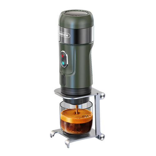 HiBREW H4B - machine à café portable 3 en 1 avec batterie et mallette : adaptateurs capsules café moulu
