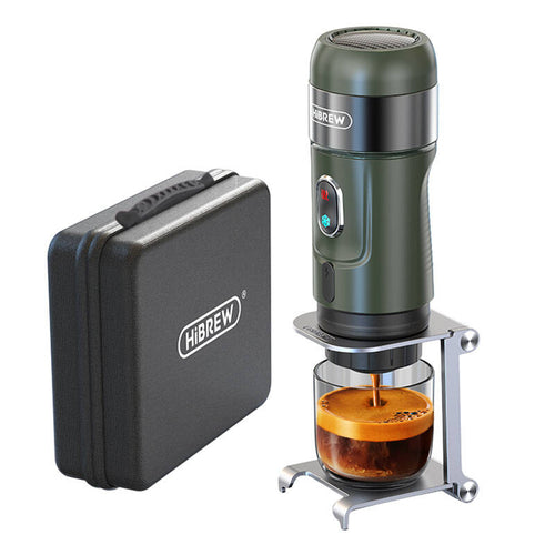 HiBREW H4B - machine à café portable 3 en 1 avec batterie et mallette