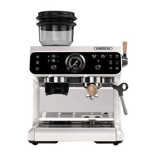 HiBREW H7B - machine à expresso avec broyeur intégré et écran tactile : noire