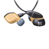 HiFiMAN RE2000 Pro Gold - Écouteurs intra-auriculaires filaires haut de gamme : câble détachable deux broches