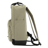 Himawari 1084m - Sac à dos 15 L pour ordinateur portable 14 pouces, olive : intérieur compartiments