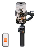 HOHEM iSteady M6 - Stabilisateur 3 axes pour smartphone : avec smartphone