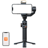 HOHEM iSteady M6 Kit - Stabilisateur pour smartphone avec lampe magnétique : housse trépied