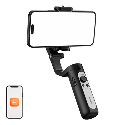 HOHEM iSteady XE - Stabilisateur 3 axes pliable pour smartphone : trépied posé