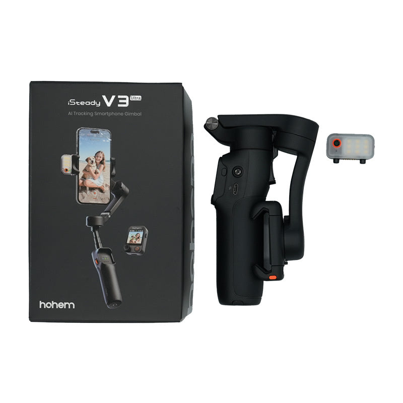 HOHEM iSteady V3 Ultra noir - Stabilisateur pour smartphone avec suivi IA - visuel 1