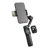 HOHEM iSteady V3 Ultra noir - Stabilisateur pour smartphone avec suivi IA : trépied déployé