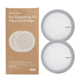 Homerunpet HC15.F02 - Lot de 2 filtres de rechange pour kit de toilettage : de deux filtres hc15 f02