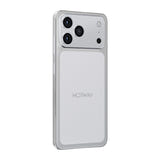 HOTWAV A17 Pro Max - Smartphone 6,75 pouces 120 Hz, 4+128 Go (argent) : dos aluminium