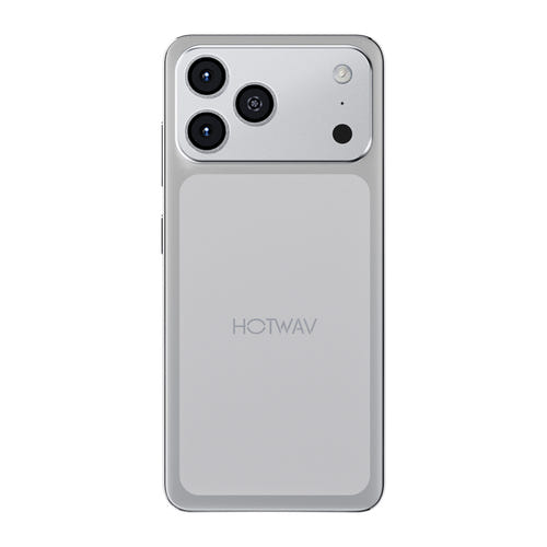 HOTWAV A17 Pro Max - Smartphone 6,75 pouces 120 Hz, 4+128 Go (argent) : écran 6,75 pouces