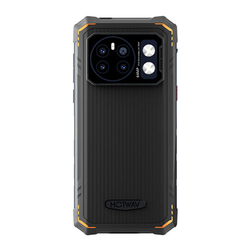 HOTWAV Cyber 13 - Smartphone durci 10 800 mAh, torche 150 lumens (orange) : écran 6,6 pouces