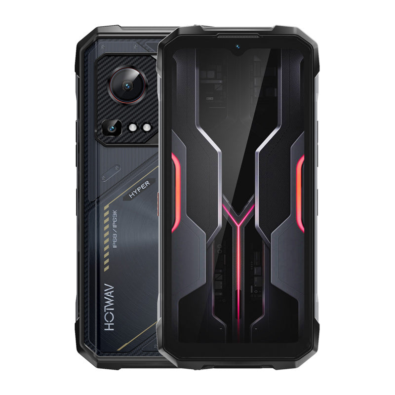 HOTWAV Hyper 7S - Smartphone durci 5G 10 800 mAh, lampe 280 lumens (jaune) - visuel 1