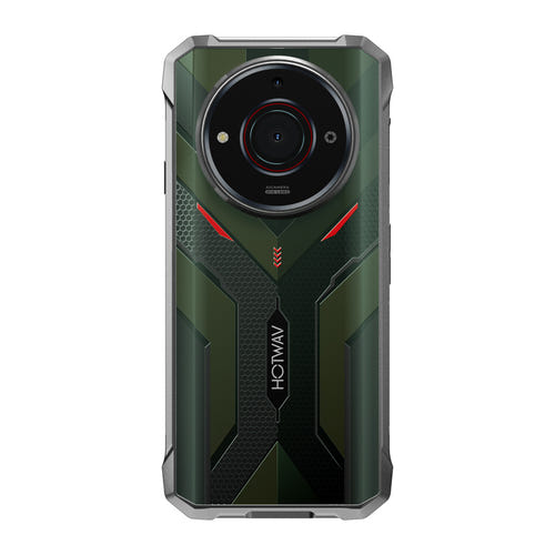HOTWAV T7S - Smartphone durci 6,52 pouces, mode gants (vert) : écran 6,52 pouces