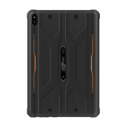HOTWAV TAB R10 Pro - Tablette durcie 10,1 pouces 256 Go, orange : face