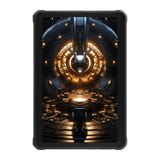 HOTWAV TAB R8 - Tablette durcie 10,1 pouces 4G, 10 800 mAh (noire) : caméra arrière