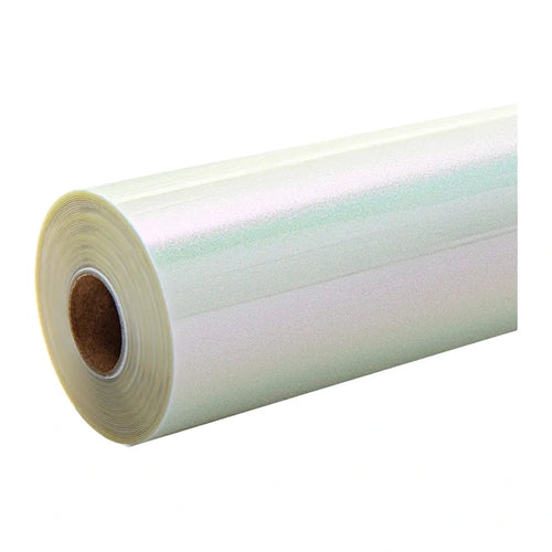 HTVRONT KZ-BSH-1873-USH - Film thermocollant caméléon blanc-rouge 30,5 x 90 cm : feuille