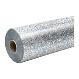 HTVRONT KZ-SGH-1902-2USH - Film thermocollant pailleté argent, 30,5 x 90 cm - visuel 1