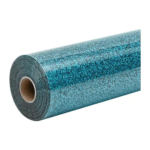 HTVRONT KZ-SGH-1907-2USH - Film thermocollant pailleté bleu, 30,5 x 90 cm - visuel 1