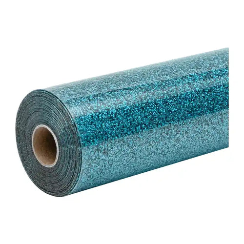 HTVRONT KZ-SGH-1907-2USH - Film thermocollant pailleté bleu, 30,5 x 90 cm - visuel 1