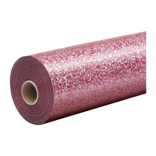 HTVRONT KZ-SGH-1906-2USH - Film thermocollant pailleté rose 30,5 x 90 cm : feuille