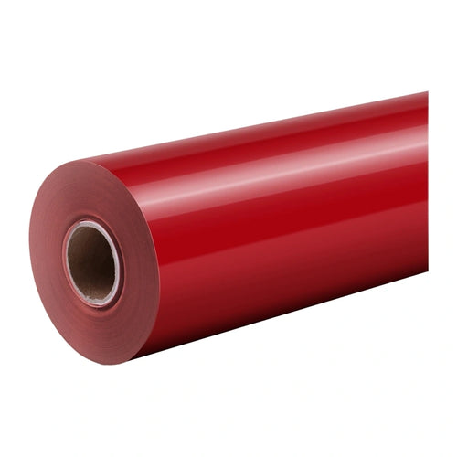 HTVRONT Pure - Film thermocollant rouge, 30,5 cm x 1,8 m - visuel 1