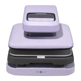 HTVRONT Auto 2 Digit - Presse à chaud automatique violette, hauteur utile 4,5 cm - visuel 1