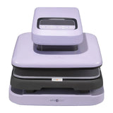 HTVRONT Auto 2 Digit - Presse à chaud automatique violette, hauteur utile 4,5 cm - visuel 1