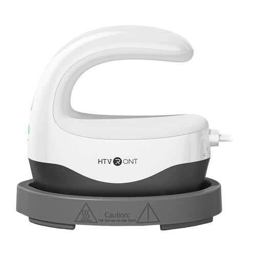 HTVRONT Mini5 - Mini presse à chaud portable, blanche : blanc