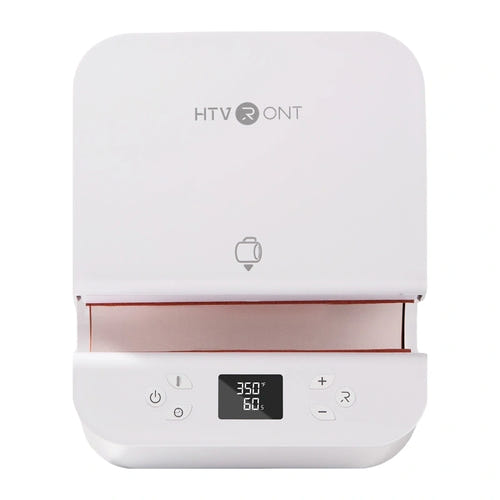 HTVRONT HPT01 Auto - Presse à chaud automatique pour mugs, coloris blanc : blanche tambour referme