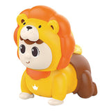 Huanger HE0705 - Jouet d'éveil bébé lion à quatre pattes, sons et lumières : emballage