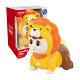 Huanger HE0705 - Jouet d'éveil bébé lion à quatre pattes, sons et lumières