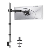 Huanuo HNCM9 - Support écran 13 à 32 pouces sur colonne de 99 cm, VESA 75/100 : bras vue de côté