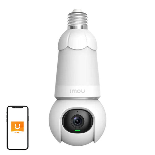 IMOU Bulb Cam - Caméra de surveillance motorisée 5 MP à visser sur douille E27