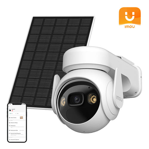 IMOU Cell PT Lite - Caméra solaire rotative 2K (kit panneau) (vue 1)