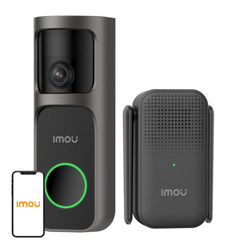 IMOU Doorbell 3 Kit - Sonnette vidéo sans fil 4MP 360° (vue 1)