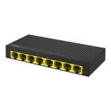 IMOU SG108C - switch réseau 8 ports Gigabit non administrable : façade RJ45 du Switch