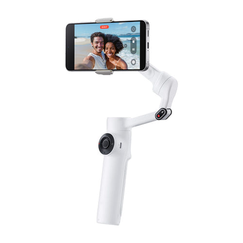 Insta360 Flow 2 - stabilisateur 3 axes pour smartphone avec suivi IA : plié format poche