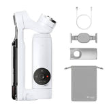 Insta360 Flow Creator Kit - Stabilisateur 3 axes pour smartphone, blanc : téléphone aimanté