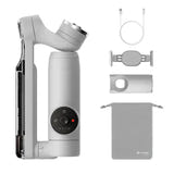 Insta360 Flow Creator Kit - Stabilisateur 3 axes pour smartphone, gris : pince magnétique téléphone