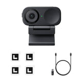 Insta360 Link 2C - Webcam 4K à cadrage automatique : en visioconférence