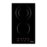 IsEasy LT2V-15 - Domino vitrocéramique 2 foyers tactile : encastrable